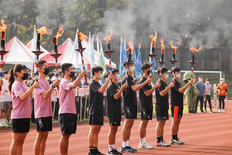 雲科大第31屆全校師生運動會-聖火傳遞