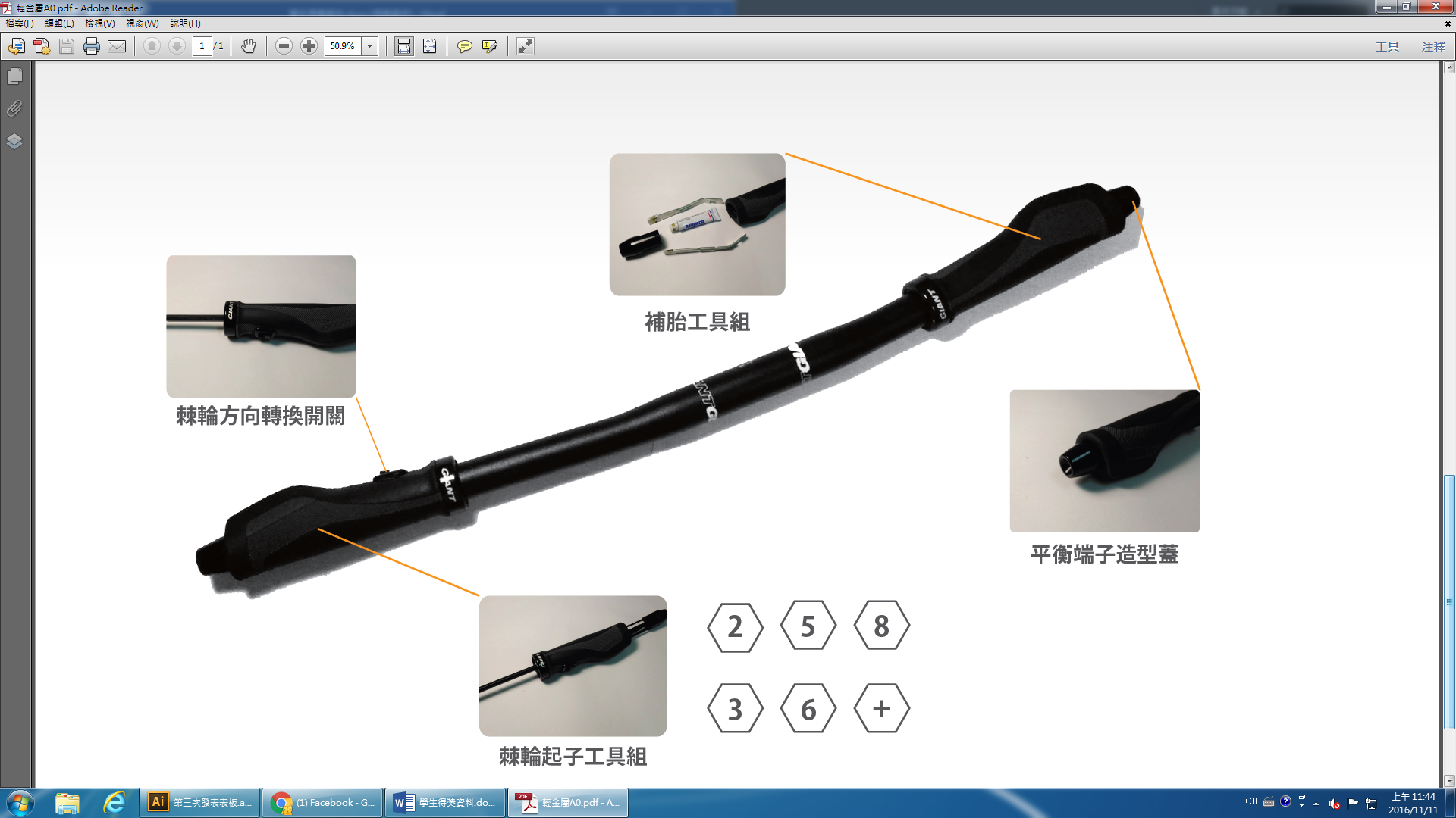 自行車把手工具組